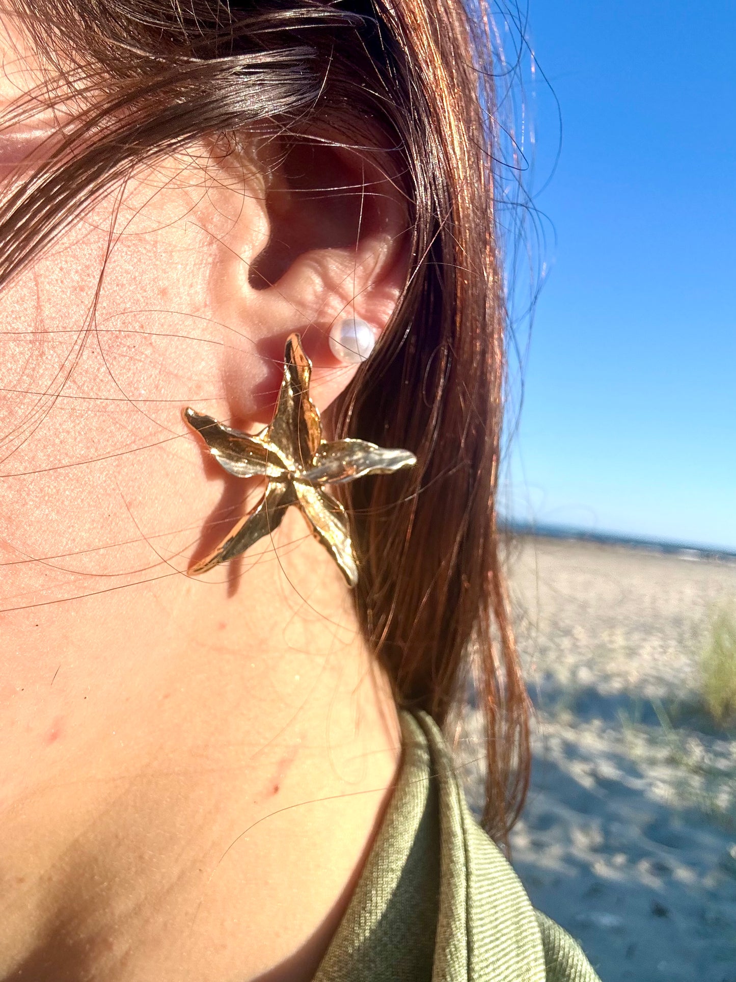 Boucles d’oreilles Fleurs étoilées