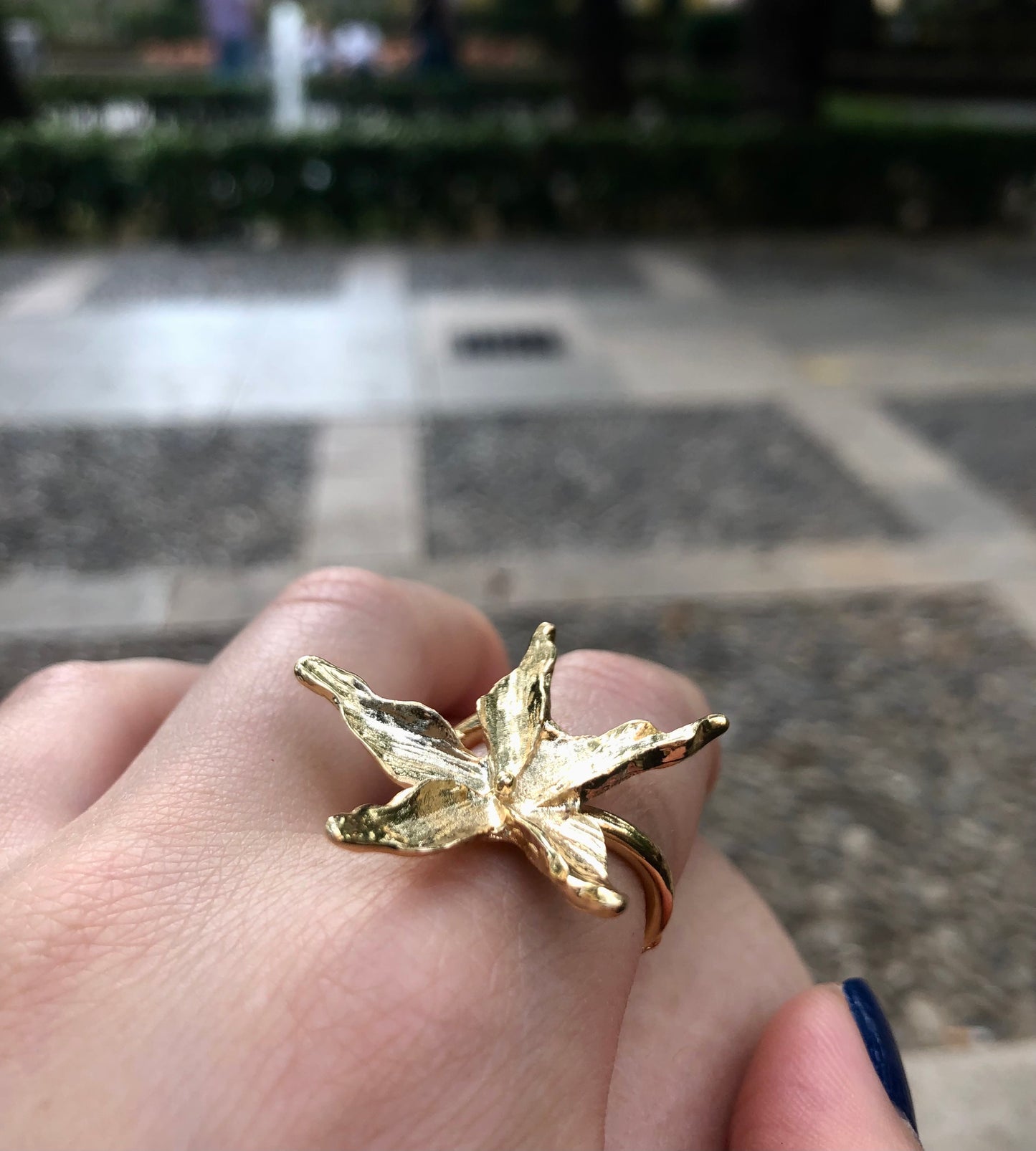 Bague Fleur Etoilée - brillante