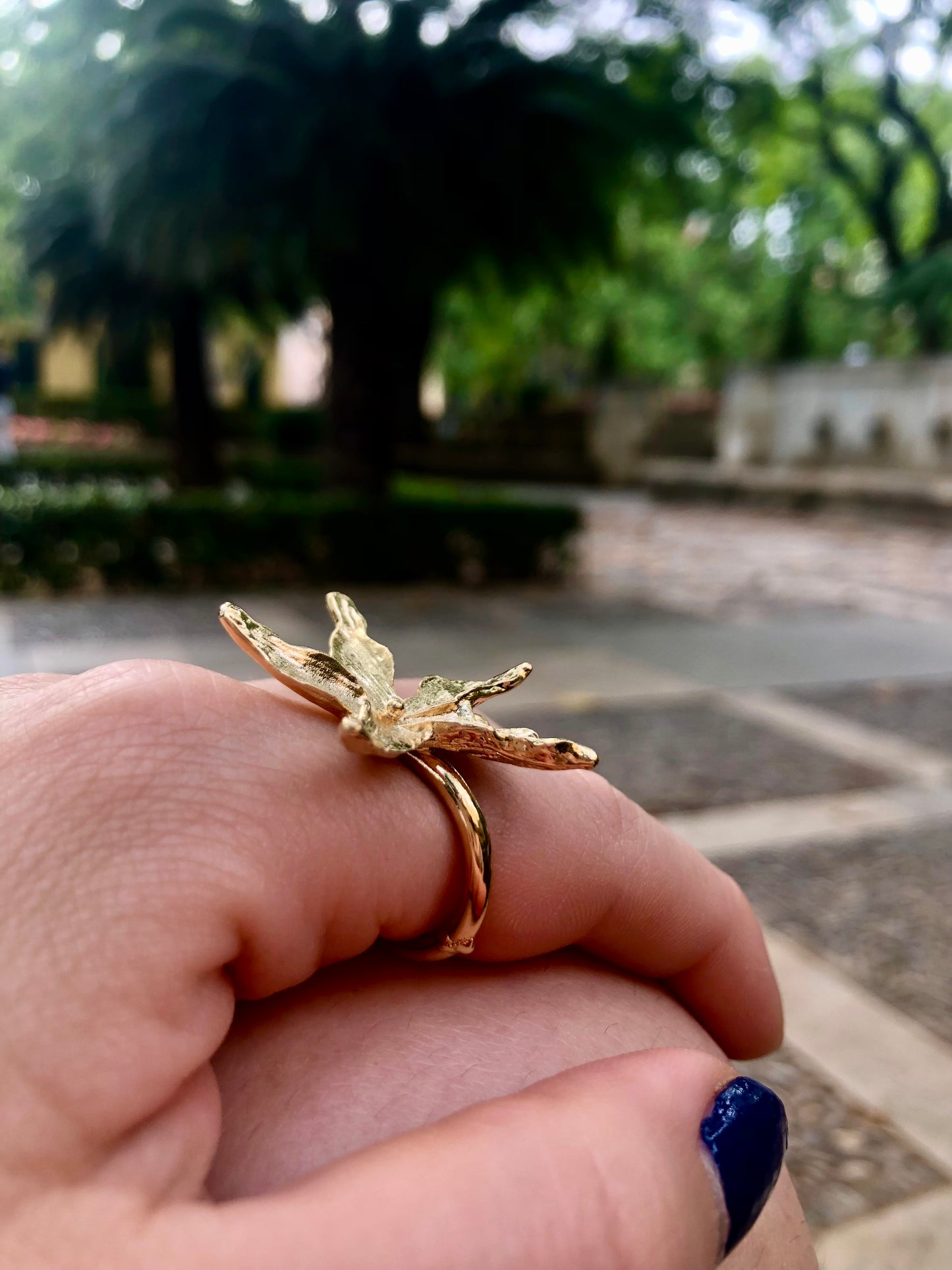 Bague Fleur Etoilée - brillante