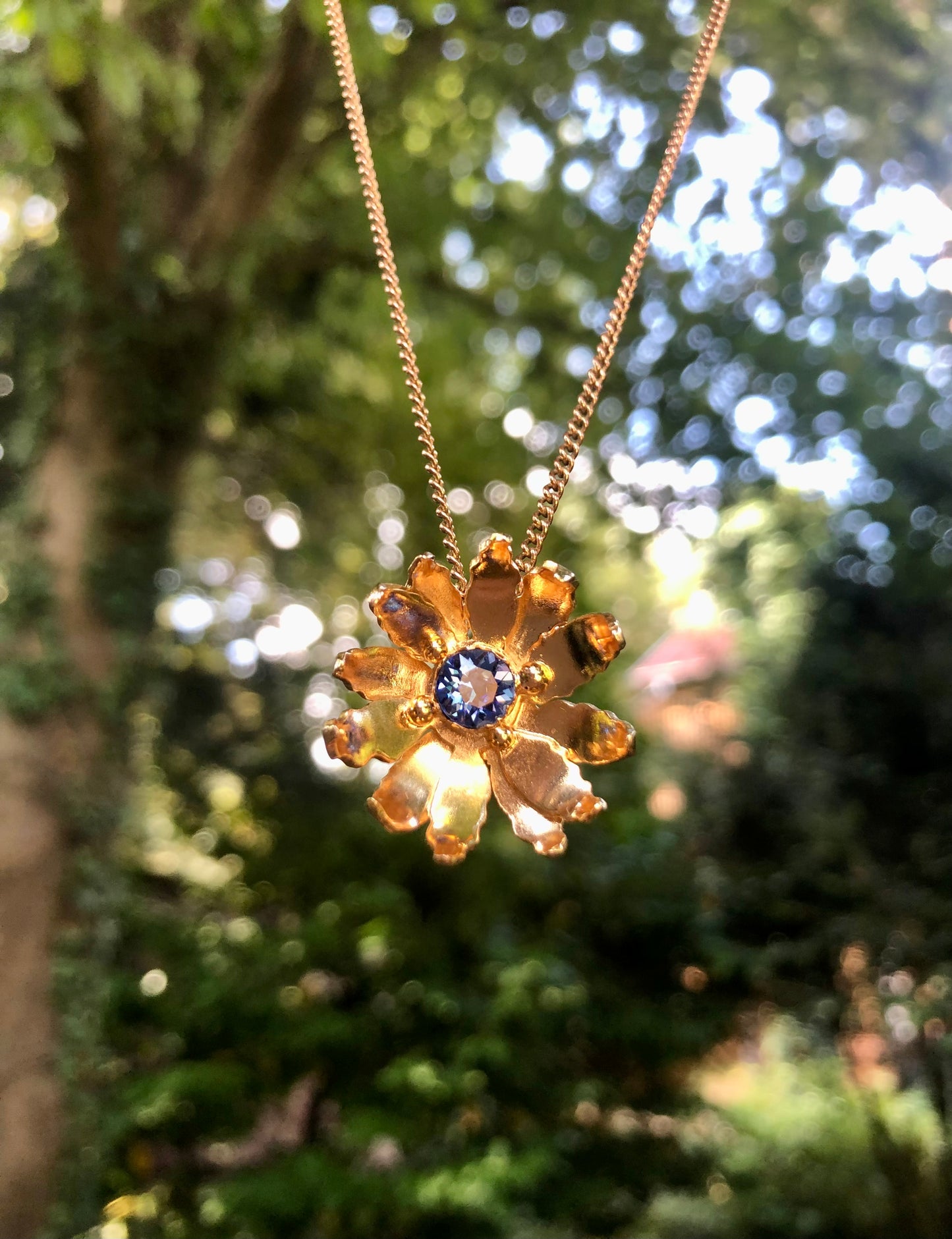 SOLDES Pendentif Tournesol I